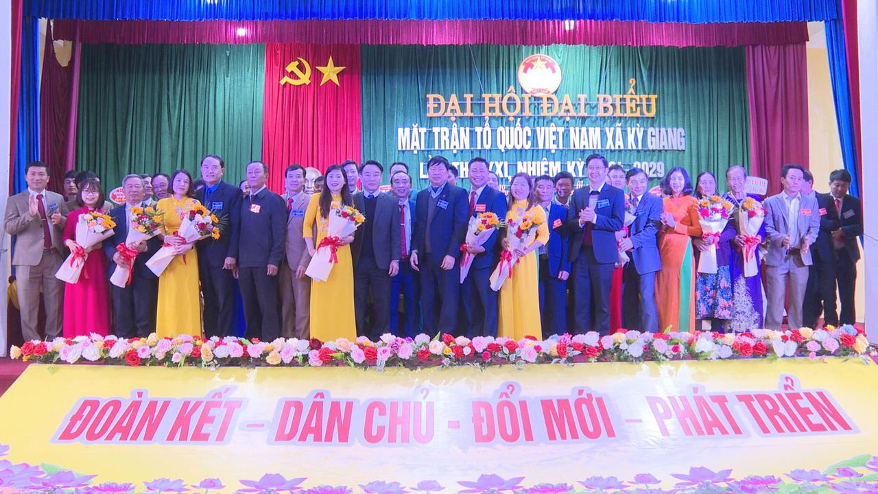 Đại hội đại biểu Mặt trận Tổ quốc Việt Nam xã Kỳ Giang lần thứ XXI, nhiệm kỳ 2024 – 2029