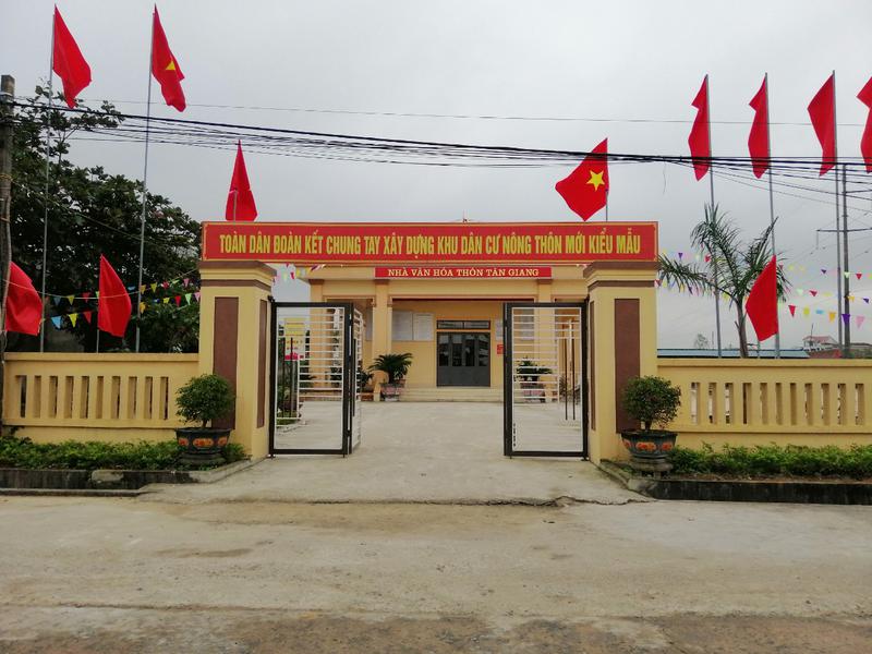 Thôn Tân Giang, sự đổi thay của Khu dân cư nông thôn mới kiểu mẫu